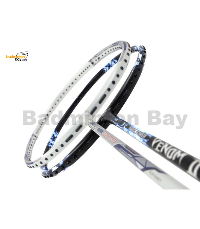 2 Pieces Deal: Abroz Shark Great White + Abroz Nano Power Venom II Badminton Racket